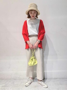 Online Storeさん（レディース・160cm）の夏コーディネート