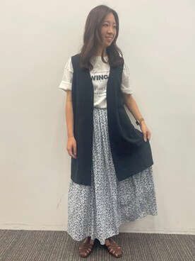 Online Storeさん（レディース・167cm）の夏コーディネート
