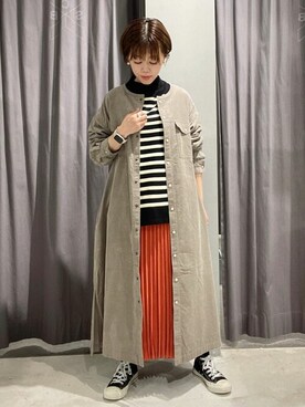Online Storeさん（レディース・153cm）の秋コーディネート