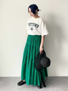 Online Storeさん（レディース・154cm）の春コーディネート