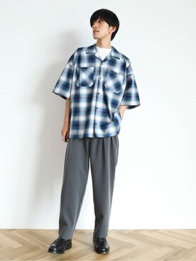 Online Storeさん（メンズ・176cm）の春コーディネート