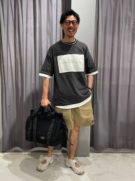 「PENDLETON（ペンドルトン）のアイテム（バッグ）」を使った、Online Storeさん（メンズ・173cm）の夏コーディネート