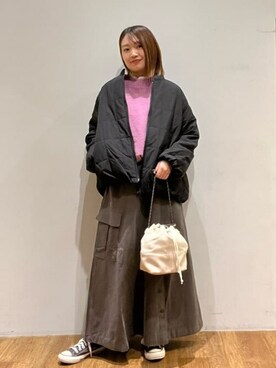 Online Storeさん（レディース・157cm）の秋コーディネート