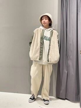 Online Storeさん（レディース・157cm）の秋コーディネート