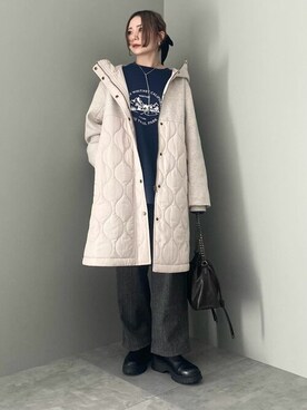 Online Storeさん（レディース・154cm）の秋コーディネート