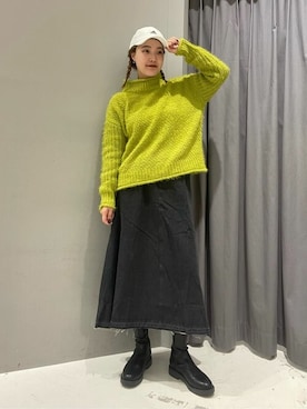 Online Storeさん（レディース・171cm）の冬コーディネート