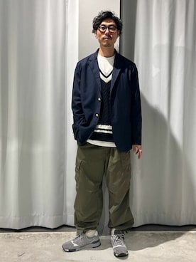 Online Storeさん（メンズ・173cm）の冬コーディネート