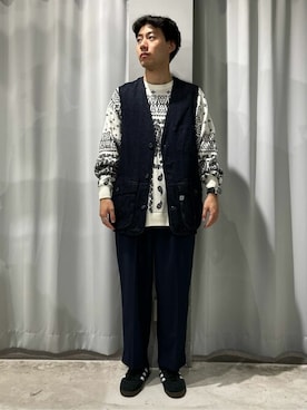 Online Storeさん（メンズ・172cm）の冬コーディネート