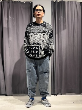 Online Storeさん（メンズ・175cm）の冬コーディネート