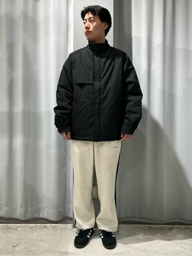 「CRAFT STANDARD BOUTIQUE（クラフトスタンダードブティック）のアイテム（その他アウター）」を使った、Online Storeさん（メンズ・172cm）の冬コーディネート