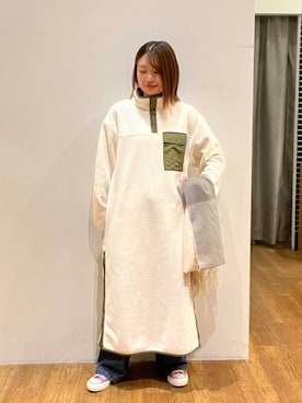Online Storeさん（レディース・157cm）の冬コーディネート