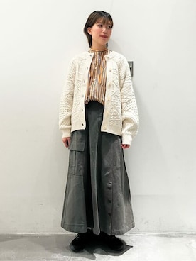 Online Storeさん（レディース・169cm）の冬コーディネート