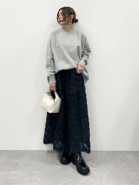 Online Storeさん（レディース・154cm）の冬コーディネート