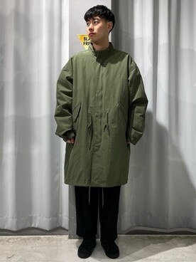 「CRAFT STANDARD BOUTIQUE（クラフトスタンダードブティック）のアイテム（その他アウター）」を使った、Online Storeさん（メンズ・172cm）の冬コーディネート