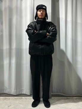 「CRAFT STANDARD BOUTIQUE（クラフトスタンダードブティック）のアイテム（その他アウター）」を使った、Online Storeさん（メンズ・172cm）の冬コーディネート