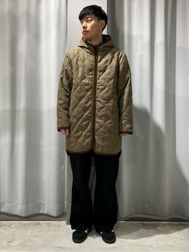 「COBMASTER（コブマスター）のアイテム（その他アウター）」を使った、Online Storeさん（メンズ・173cm）の冬コーディネート
