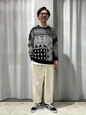 Online Storeさん（メンズ・173cm）の冬コーディネート