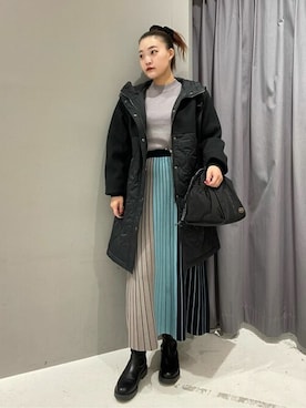 「PENDLETON（ペンドルトン）のアイテム（バッグ）」を使った、Online Storeさん（レディース・171cm）の冬コーディネート