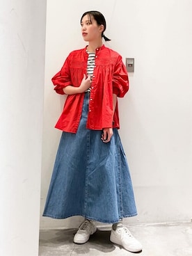Online Storeさん（レディース・169cm）の春コーディネート