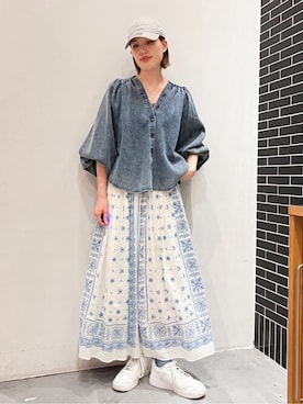 Online Storeさん（レディース・169cm）の春コーディネート