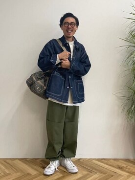 Online Storeさん（メンズ・173cm）の春コーディネート
