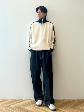 「トレンド」｜「アイテム（その他アウター）」を使った、Online Storeさん（メンズ・177cm）の秋コーディネート