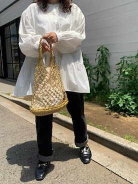 「キャセリーニ」｜Dailyrusset ECさん（レディース・154cm）の夏コーディネート