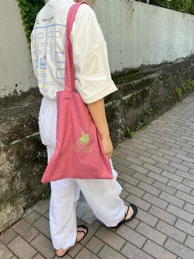 「Daily russet（デイリー ラシット）のアイテム」を使った、Dailyrusset ECさん（レディース・163cm）の夏コーディネート