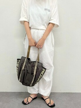 「シアタープロダクツ(THEATRE PRODUCTS)」｜Dailyrusset ECさん（レディース・163cm）の夏コーディネート