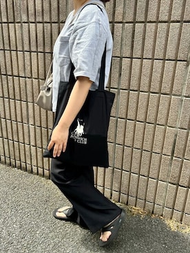 「Daily russet（デイリー ラシット）のアイテム」を使った、Dailyrusset ECさん（レディース・161cm）の夏コーディネート