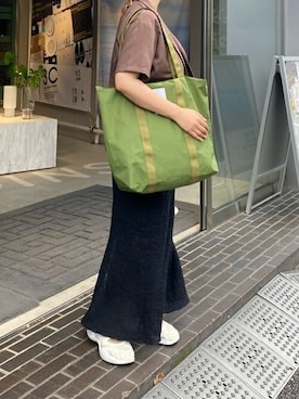 「大きめバッグ」｜Dailyrusset ECさん（レディース・161cm）の秋コーディネート