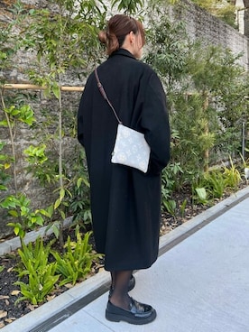 「ニットバッグ」｜Dailyrusset ECさん（レディース・163cm）の冬コーディネート