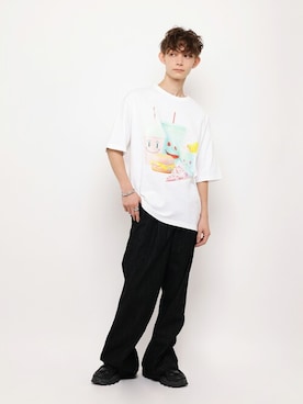 「アイテム（バングル/リストバンド）」を使った、MILK_ZOZOさん（メンズ・171cm）の春コーディネート