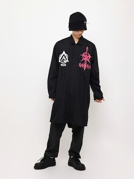 「アイテム（ニットキャップ/ビーニー）」を使った、MILK_ZOZOさん（メンズ・171cm）の春コーディネート