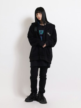 「アイテム（カーディガン/ボレロ、その他）」を使った、MILK_ZOZOさん（レディース・161cm）の秋コーディネート