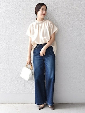 FUJITAさん（レディース・159cm）の夏コーディネート