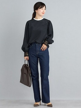 FUJITAさん（レディース・159cm）の冬コーディネート