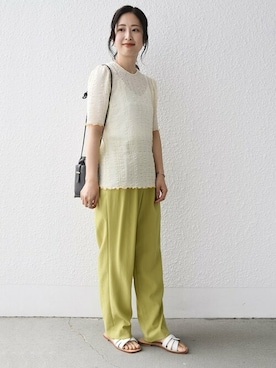 FUJITAさん（レディース・159cm）の春コーディネート