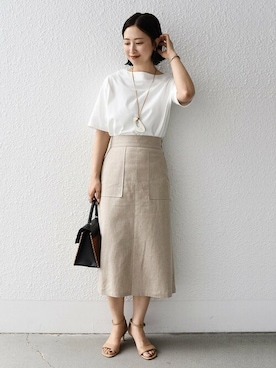 FUJITAさん(レディース・159cm)の夏コーディネート