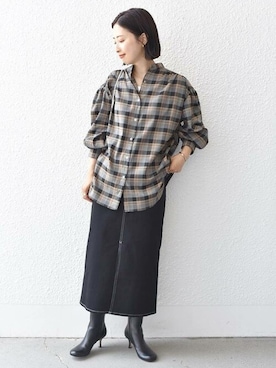 FUJITAさん(レディース・159cm)の秋コーディネート