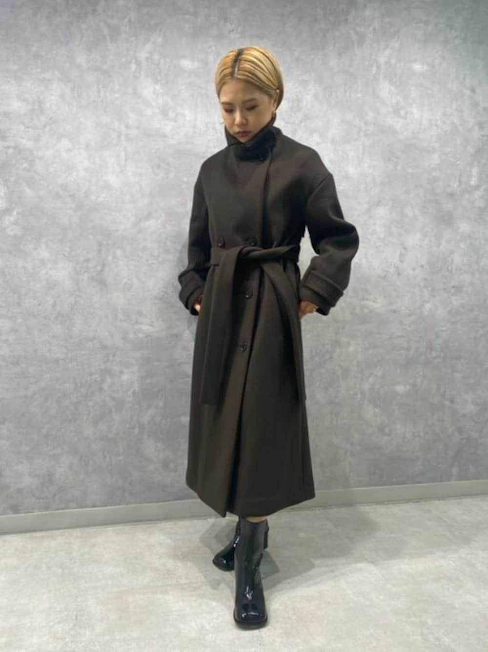 UNITED TOKYOのチェスターコート（ブラウン系）を使ったレディース人気