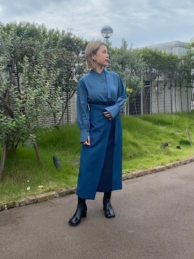 「#秋コーデ」｜「アイテム（ワンピース/ドレス）」を使った、utruiruiさん（レディース・153cm）の秋コーディネート