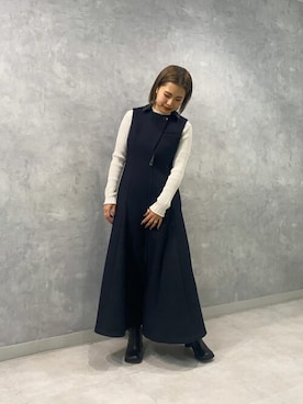 「#秋コーデ」｜「アイテム（ワンピース/ドレス）」を使った、utruiruiさん（レディース・153cm）の秋コーディネート