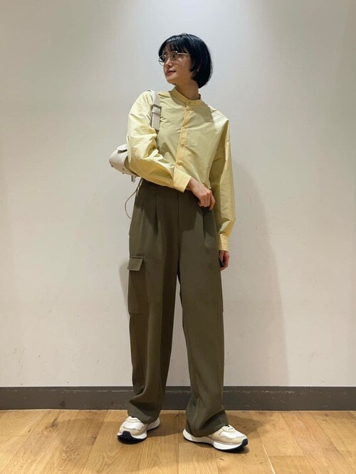 ebure リネンアセテートカーゴパンツ リネンアセテート カーゴパンツ 4110600651 | ebure