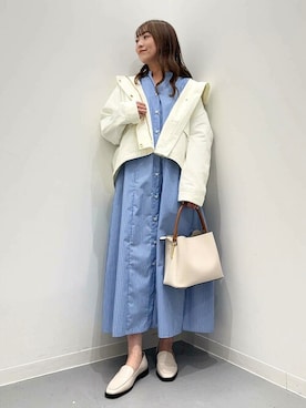 「154cm」｜「アイテム（ブルゾン）」を使った、ROSSO WOMENさん（レディース・154cm）の冬コーディネート