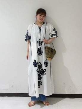 「sara mallika（サラ マリカ）のアイテム（ワンピース/ドレス）」を使った、ROSSO WOMENさん（レディース・152cm）の春コーディネート