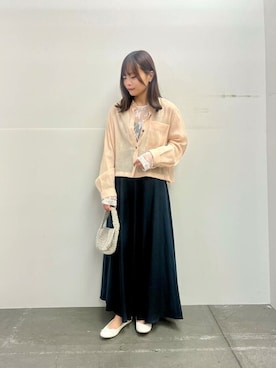 「アーバンリサーチ」｜「アイテム（バレエシューズ）」を使った、ROSSO WOMENさん（レディース・151cm）の春コーディネート