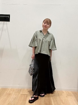 「URBAN RESEARCH ROSSO」｜「アイテム（アクセサリー）」を使った、ROSSO WOMENさん（レディース・150cm）の夏コーディネート
