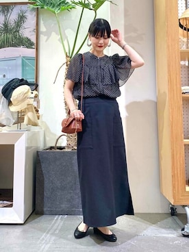 「アーバンリサーチ」｜「アイテム（バレエシューズ）」を使った、ROSSO WOMENさん（レディース・158cm）の夏コーディネート