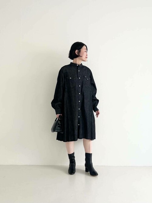 セール】『別注』Wrangler×ROSSO WESTERN MINI DRESS（シャツ
